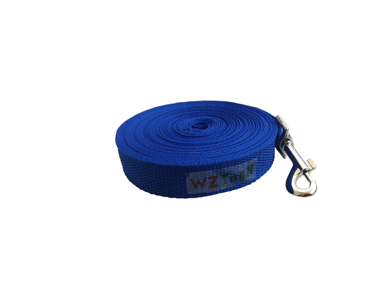 Wzyuan 30Ft Blue Nylon Pet Leash Training Lead (Blue)