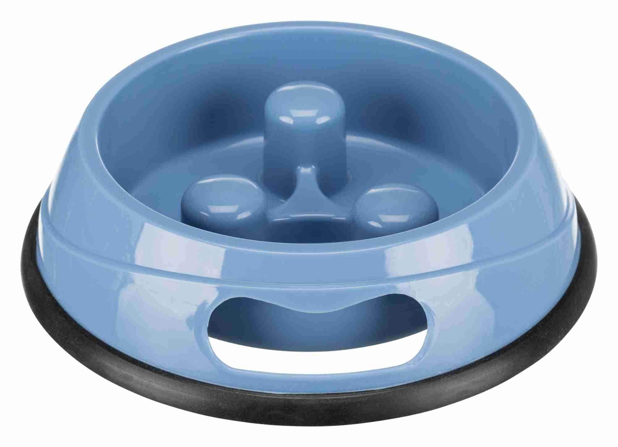 Trixie Slow Feed Bowl For Dogs, NonSlip Base, Food Safe Materials, Reduces Overeating & Improves Digestion, 23Cm (Multicolor, G