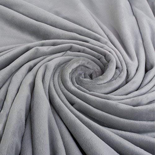 Friends Forever Durable Dog Blanket For Couch Protection, Two Tone Reversible Pet Hair Resistant Blanket For Dogs Cats Bed Kennel Crate Car Seat - Soft Velvet, Warm Fleece, Bailey 53' X 42'