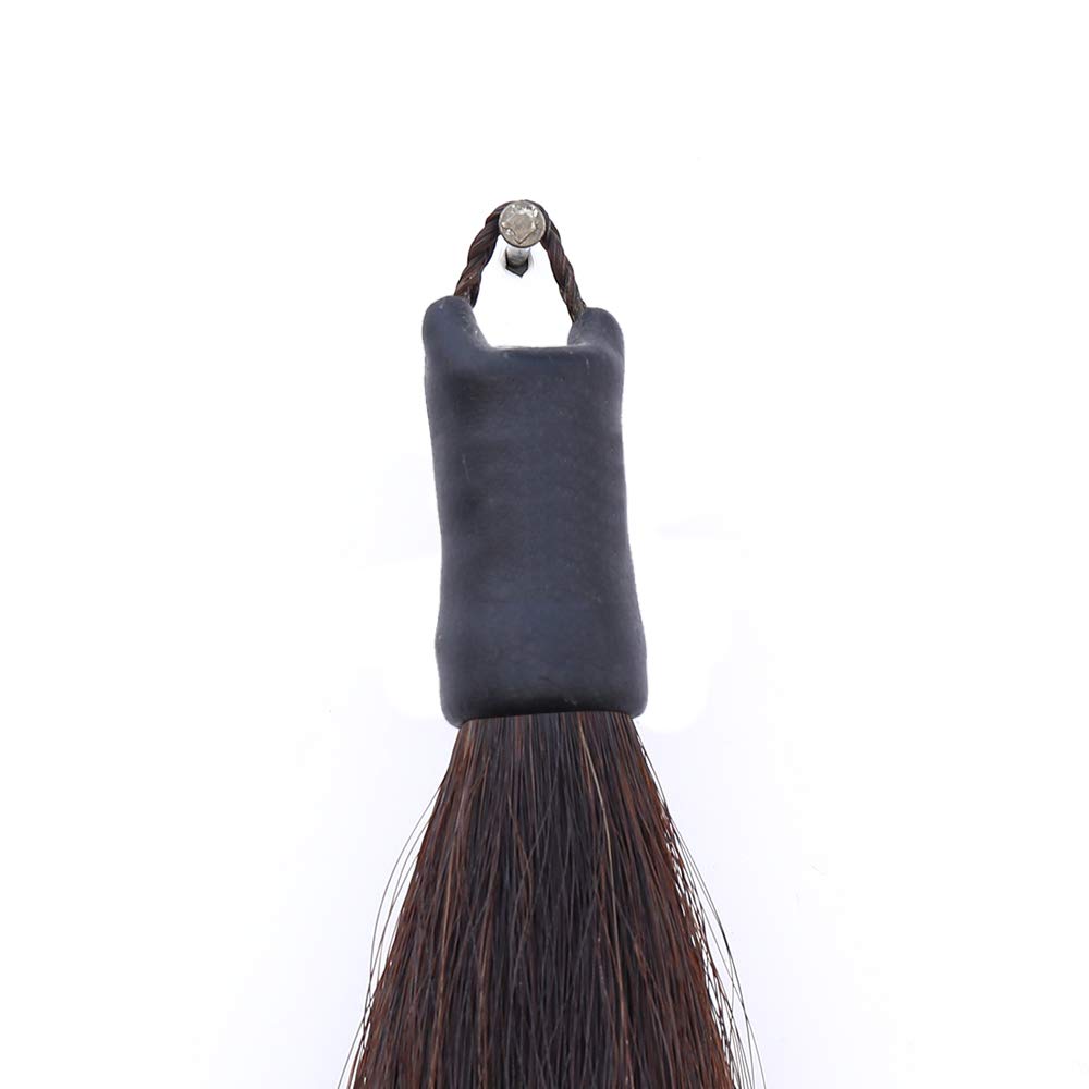 Y.J TAILS Horse Tail Extensions with Braided Horsehair Loop, Blunt Cut Bottom, 34-36 inches Long and 1 lb Weight (Dark Sorrel)