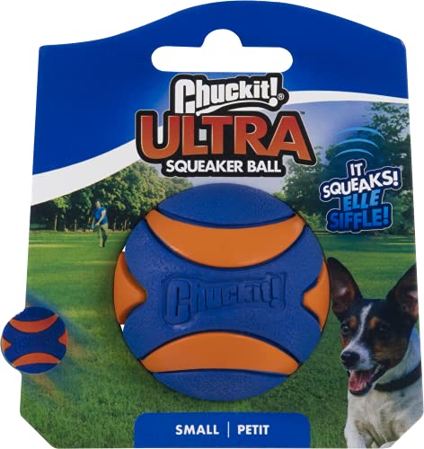 Chuckit! Ultra Squeaker Ball, Small (2 Inch) 1 Pack