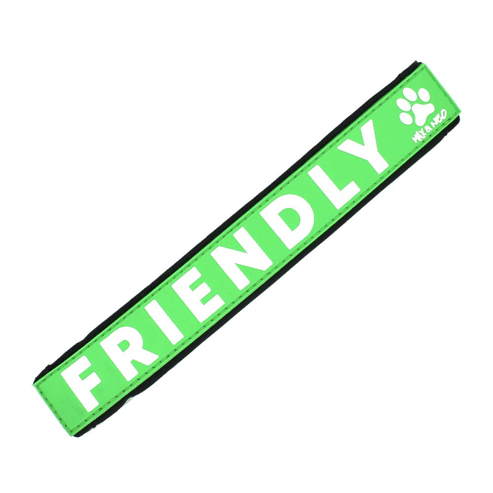 Max and Neo Leash Sleeves Friendly - We Donate 1 for 1 to Dog Rescues for Every Product Sold (2 Sleeves, Friendly)