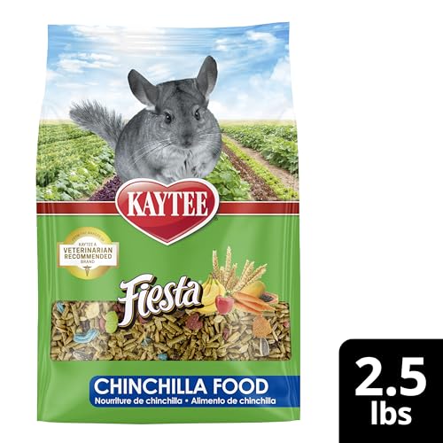 Kaytee Fiesta Pet Chinchilla Food, 2.5 Pound