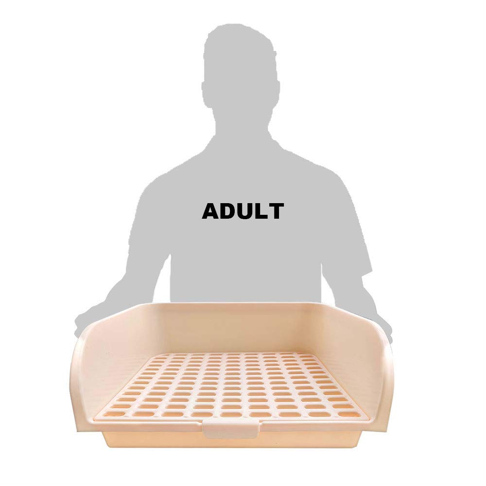 Amakunft Large Rabbit Litter Box, Small Animal Potty Trainer, Bunny Corner Toilet Box For Cage, Small Pet Pan For Ferret/Guinea Pig/Chinchilla/Galesaur