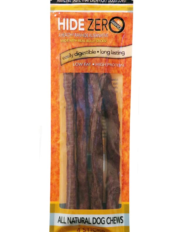 Scoochie Pet 473 10 in. Hide Zero Bully Flavored Rawhide Alternative Chew  Pack of 4