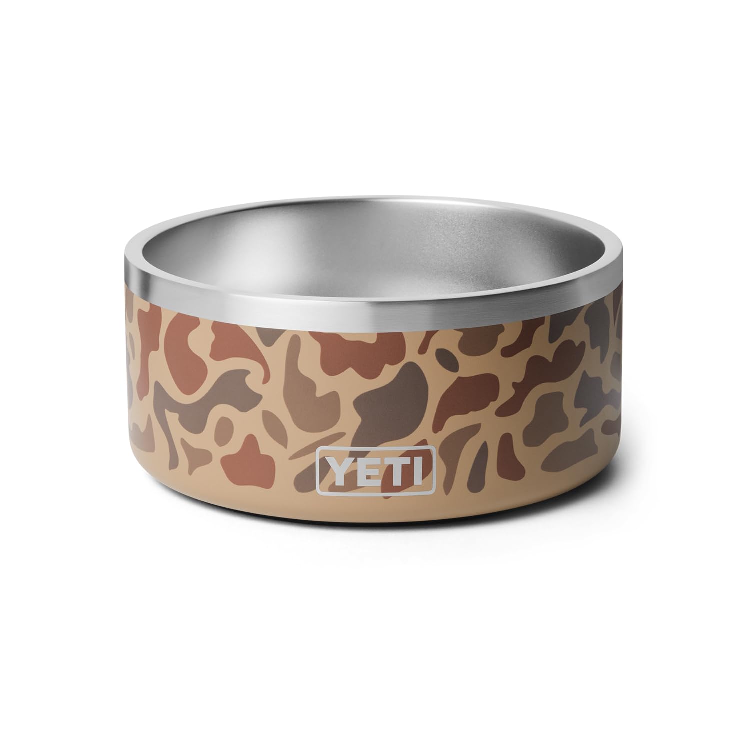 YETI Boomer 8, Stainless Steel, Non-Slip Dog Bowl, Holds 64 Ounces, Wetlands Camo