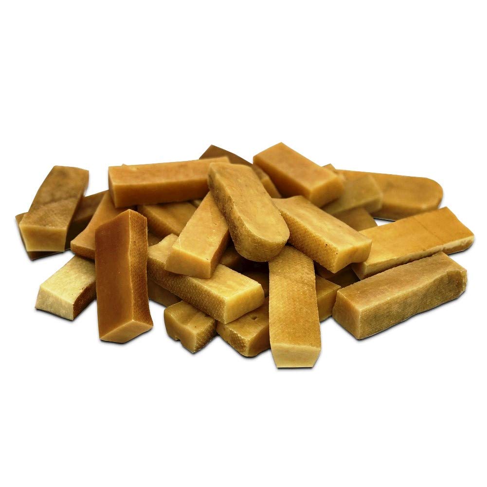 Doggo Dog Chew - Premium Yak Cheese Himalayan Dog Chews - Natural Yak Chews for Large and Small Dogs - Yak Milk Dog Chew - Long-