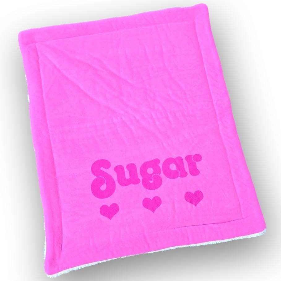 Custom Catch Personalized Dog Mat - Gift For Crate Cushion, Puppy Sleeping Blanket, Kennel Bed Pad - Extra Large - Xl - Gray, Purple, Blue, Maroon, Beige