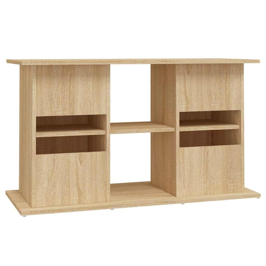 vidaXL Aquarium Stand Black Oak Engineered Wood 39.8 x 16.1 x 22.8 in
