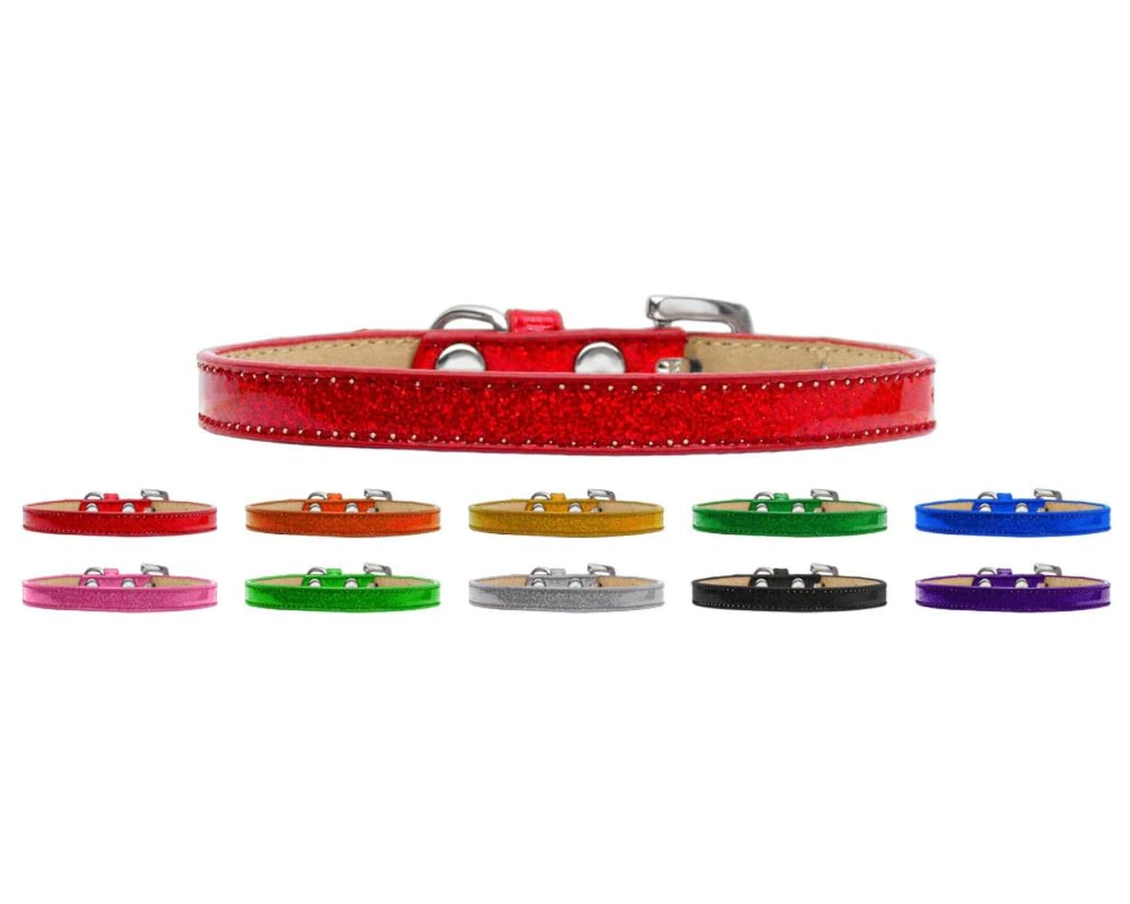 Dog, Puppy & Pet Ice Cream Collar Plain, Blank Orange 8