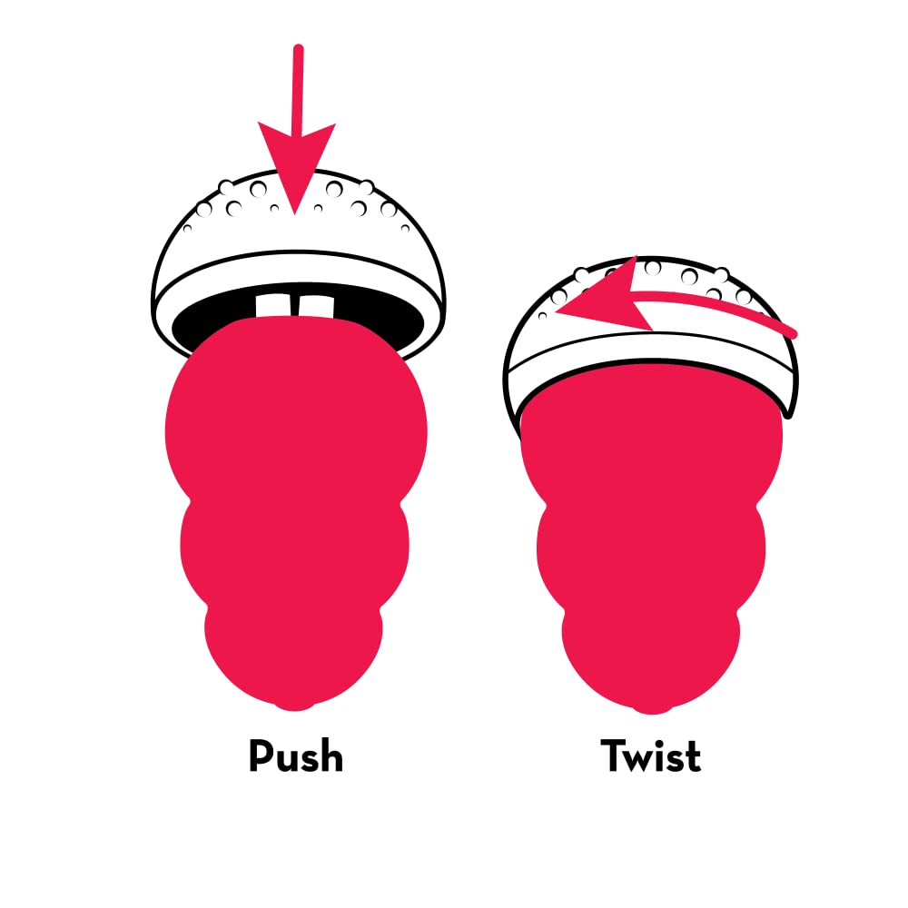 Kong Marathon - Large Dog Toy Chewy Treat - Peanut Butter Flavor, Grain Free - 2 Pack