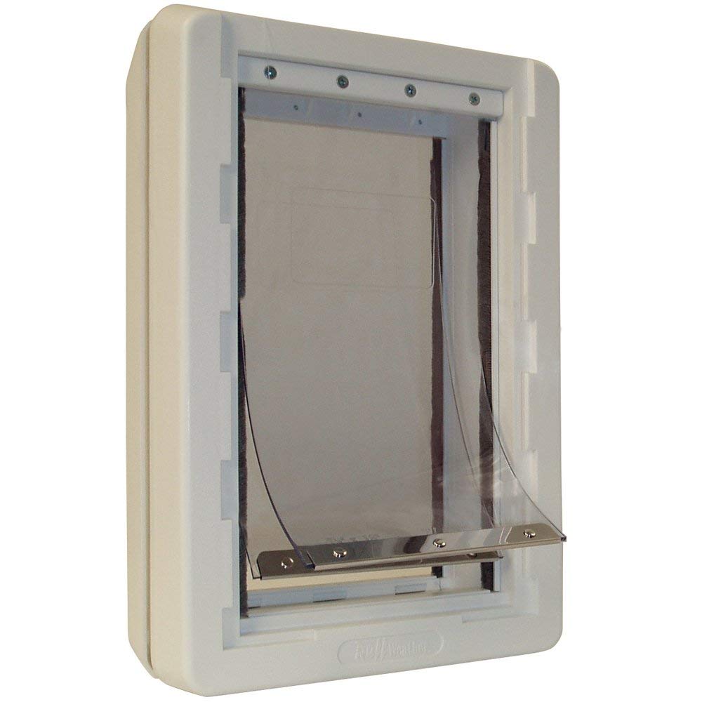 Perfect Pet The All-Weather Energy Efficient Dog Door, Small, 5' X 9.25' Flap Size