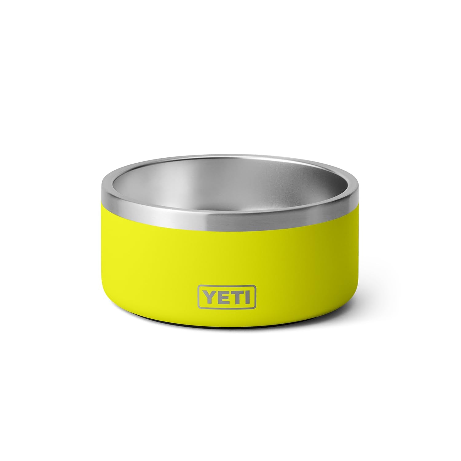 YETI Boomer 4, Stainless Steel, Non-Slip Dog Bowl, Holds 32 Ounces, Firefly Yellow