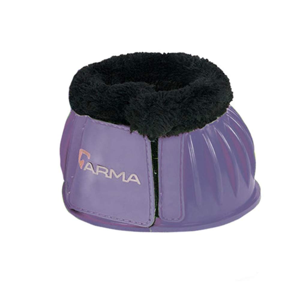 Shires ARMA Fleece Trim Bell Boot (X-Full, Purple)