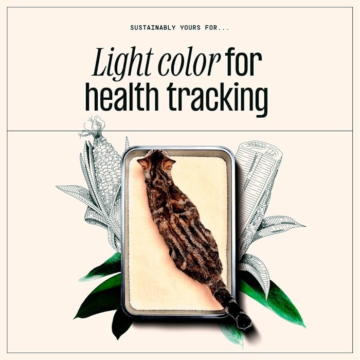 Sustainably Yours Natural Cat Litter, Multi-Cat, Corn & Cassava, 13 lbs, Purple, Model 70002