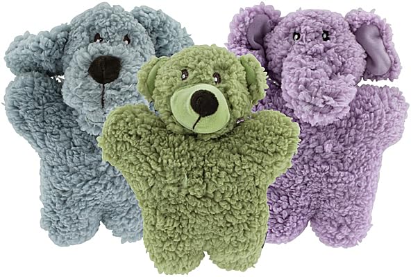 Multipet Multi Pet Aroma Dog Toy - Fleece Man, 9.5in, Medium, Assorted Colors & Styles