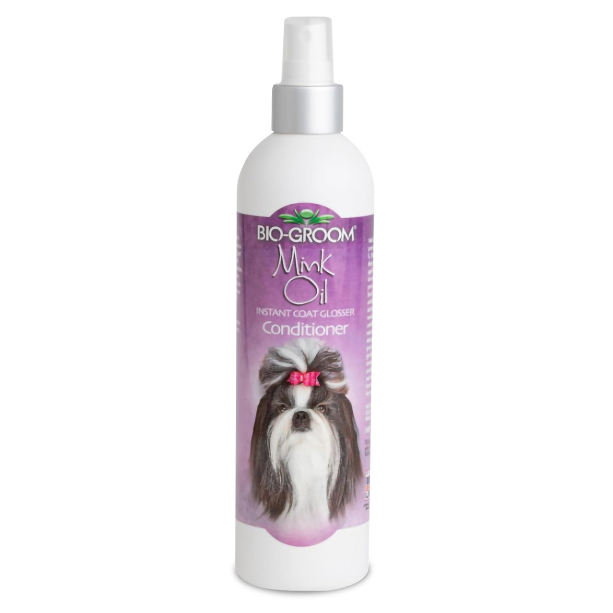 Bio-Groom Mink Oil Dog Conditioner Spray – Dog Sunscreen, Vitamin E, Non-Sticky, Dog Polish, Cat & Dog Grooming Supplies, Cruelty-Free, Made In Usa, Dog Products – 12 Fl Oz 1-Pack