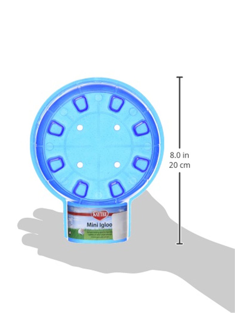Kaytee Igloo Habitat Hideout For Pet Hamsters, Gerbils, Rats, and Other Small Animals, Mini