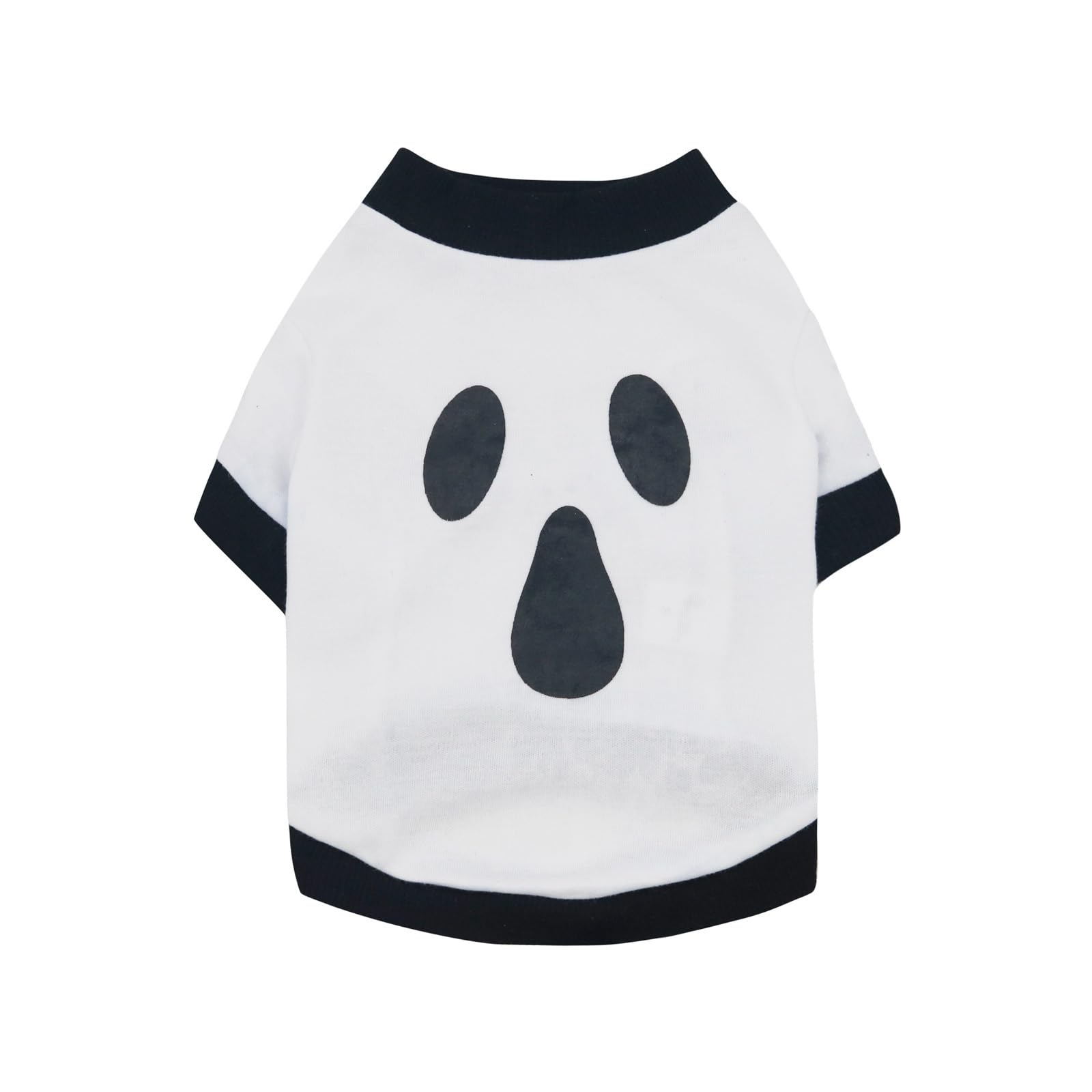Vavious Ghost Dog Sweater - Comfortable Cotton Winter Coat - White, Large