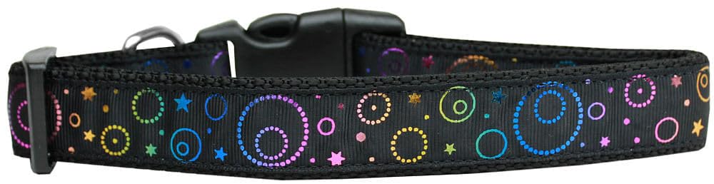 Pet Dog & Cat Nylon Collar or Leash, &quot;Galactic Shimmer&quot; SM Collar