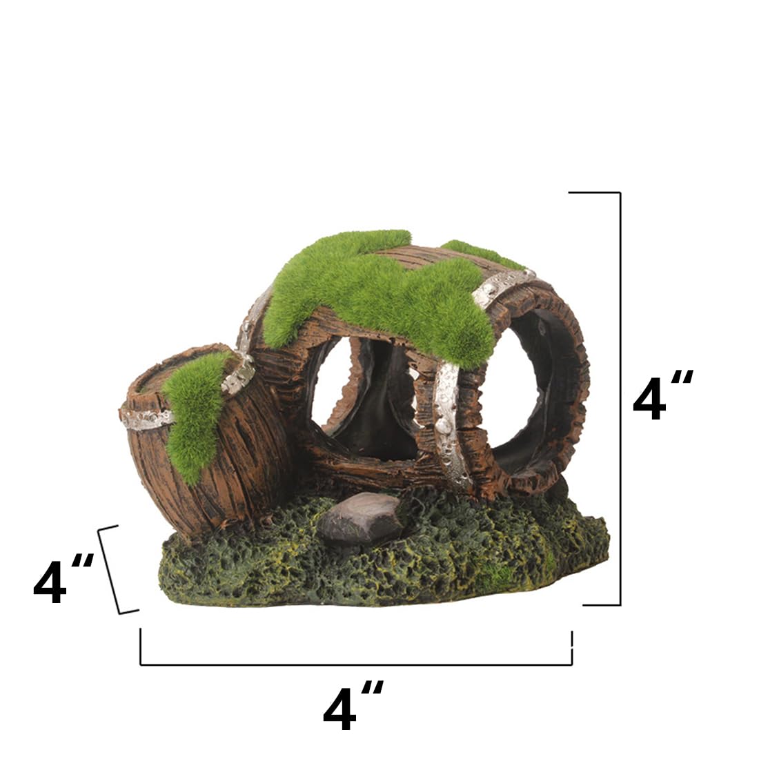 TANOMA Betta Fish Cave Aquarium Hideout, Aquarium Tank Decor Accessories, Fish Tank Ornament Large