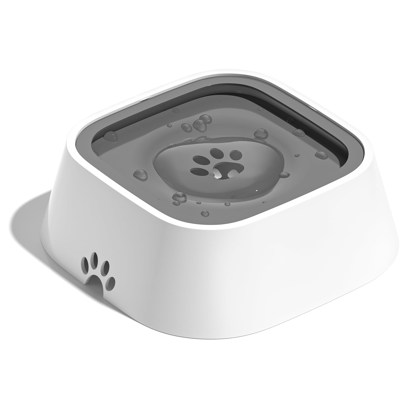 Dog Water Bowl NoSpill: 35Oz/1L Cat Water Bowl Portable Dog Bowl With EcoFriendly Material Slow Water Feeder Dispenser Vehicle
