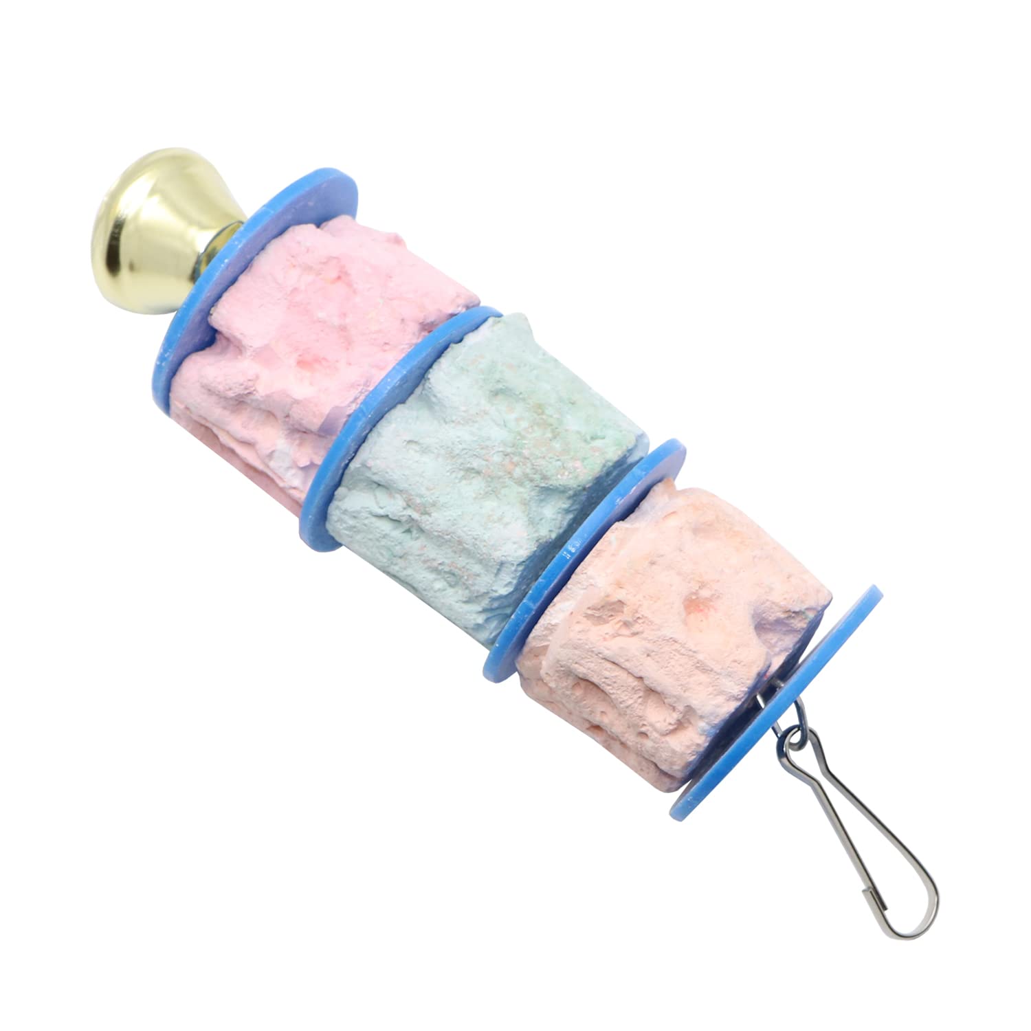 Bird Calcium Teeth Grinding Chew Treats Toy for Parrot Parakeet Cockatiel Conure Gerbil Rat Mouse Guinea Pig Chinchilla
