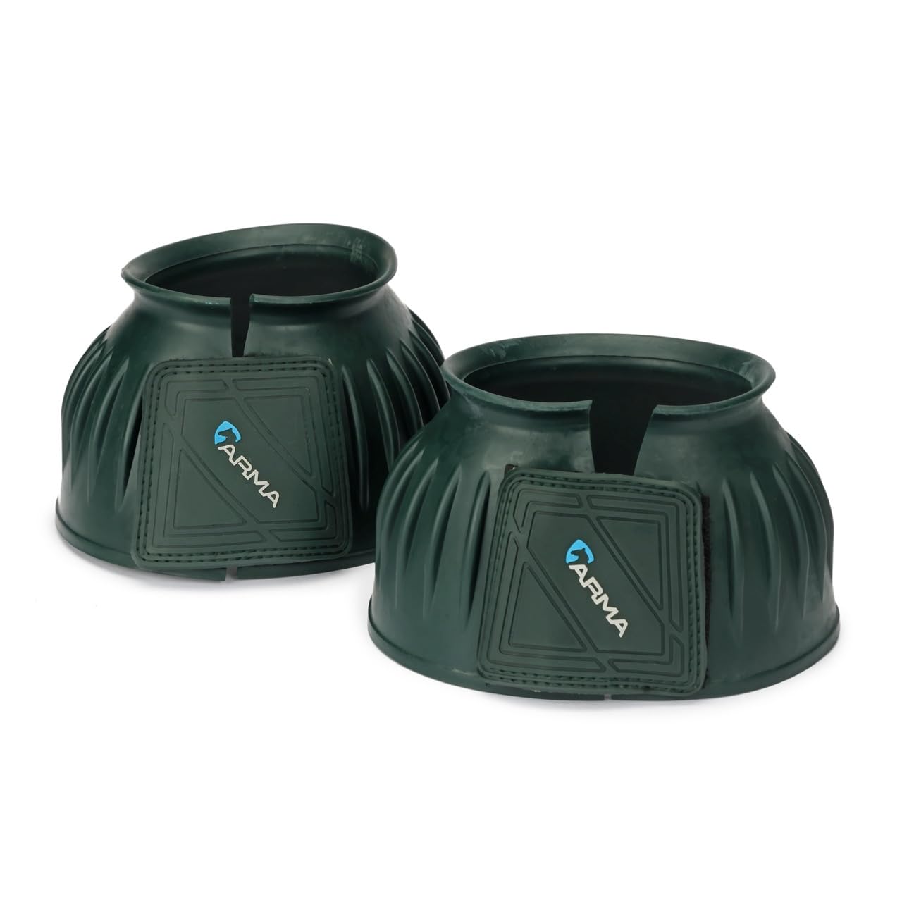 Shires Equestrian Equine Horse Arma Overreach Full Green Bell Boots