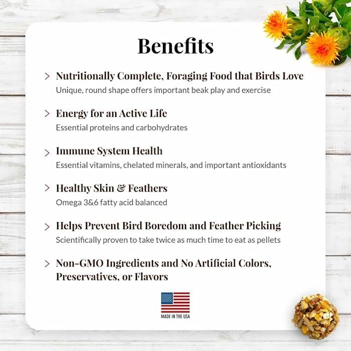 Lafebers Classic Nutri-Berries for Macaw / Cockatoo 3.5 lb. Tub