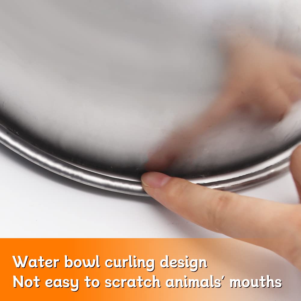 APlayfulBee Stainless Steel Automatic Livestock Waterer Bowl with Float Valve & Hose for Cattle, Horses, Goats & Sheep