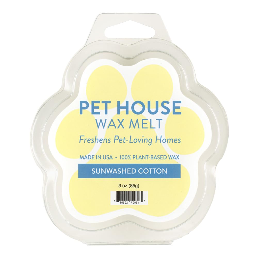 One Fur All 100% Natural Plant-Based Wax Melts, Pack Of 2 By Pet House - Long Lasting Pet Odor Eliminating Wax Melts Non-Toxic, 