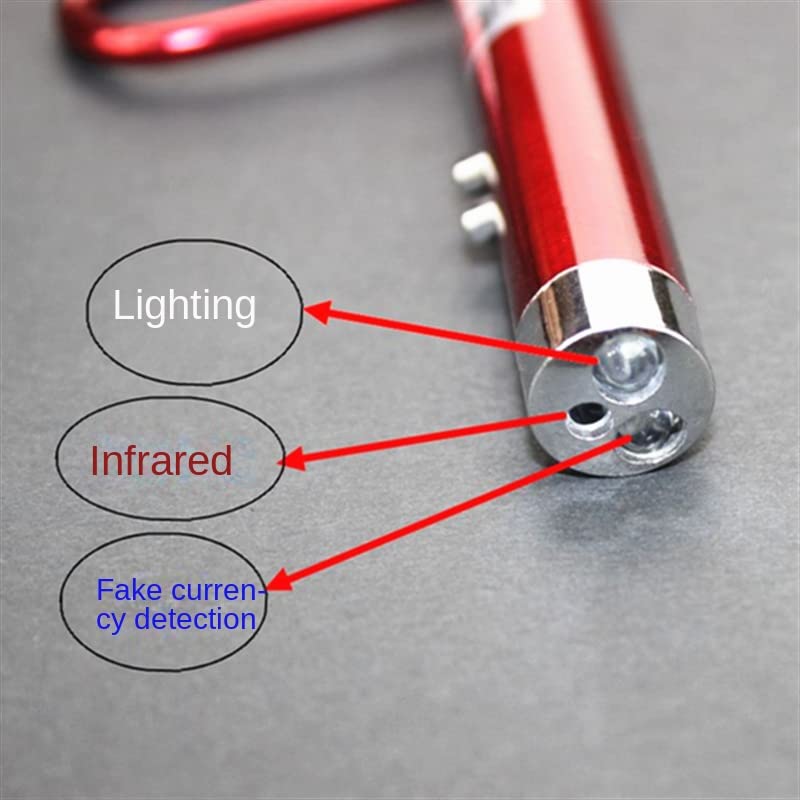 Wnzqk 6 Pcs Cat Toys Laser Pointer Mini Keychain Laser Pointer Led Flashlight Dog Cat Laser Toy Pet Remote Control Laser (6 Pcs