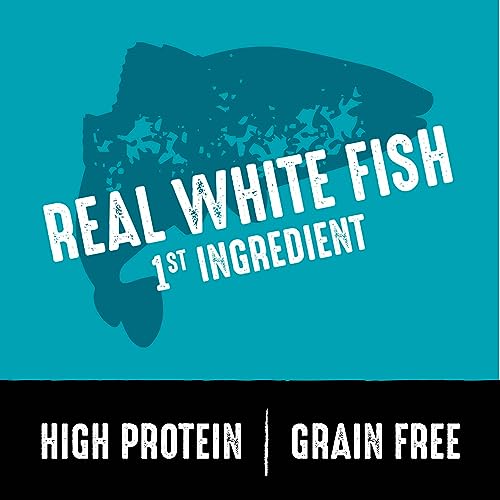 CRAVE Grain Free High Protein Dry Dog Food, White Fish & Salmon, 12 lb. Bag