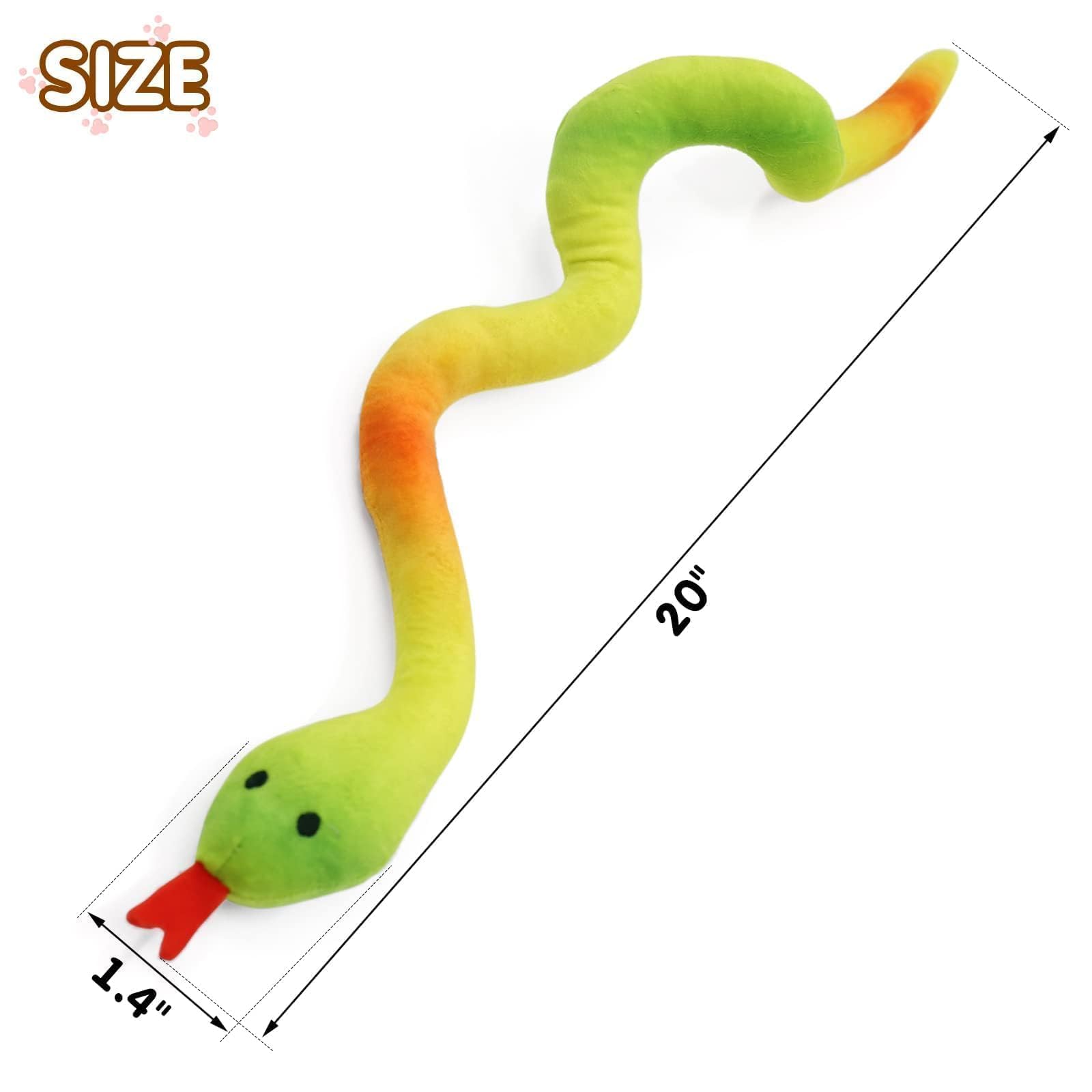 Ciyvolyeen 5 Pack Snake Cat Toys Catnip Toys For Indoor Cats Kitten Supplies Interactive Snakes Cat Toy Birthday Gift For Cat Lo