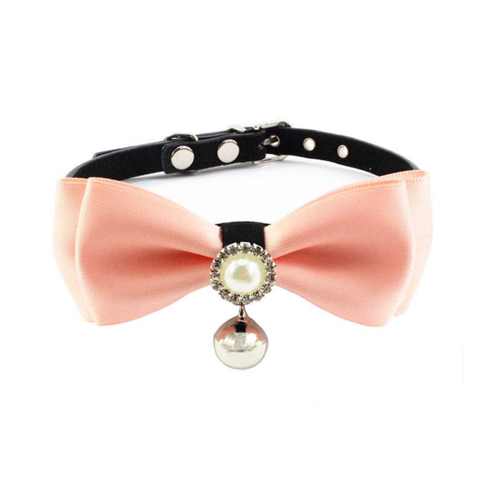 Petfavorites Bling Rhinestone Bow Tie Cat Dog Collar With Bell For Small Dogs Female Kitten - Chihuahua Yorkie Clothes Accessori