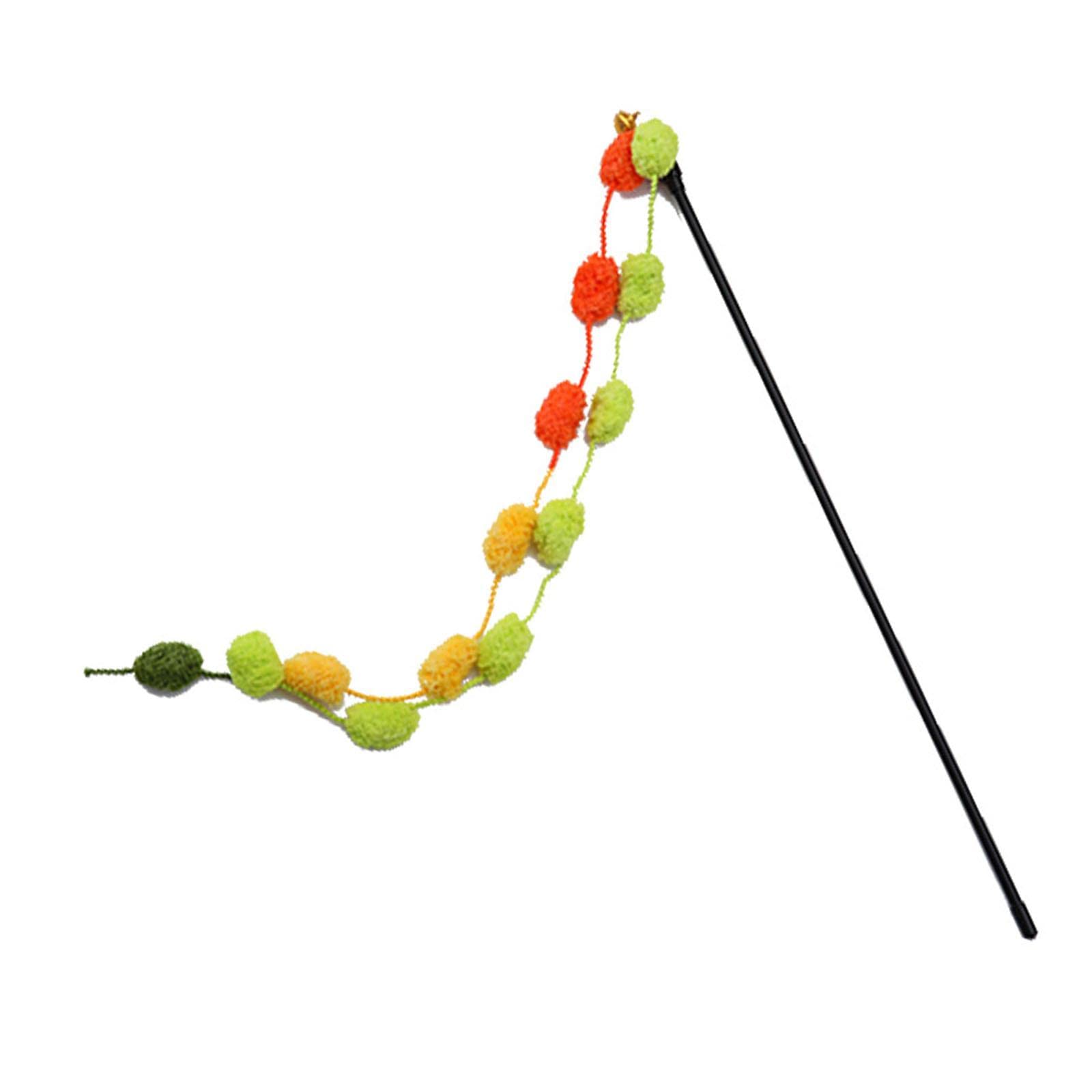 Ecomistiq Interactive Cat Toy Playing Gift With Bell Teaser Style C| Toys| Supplies |Pet
