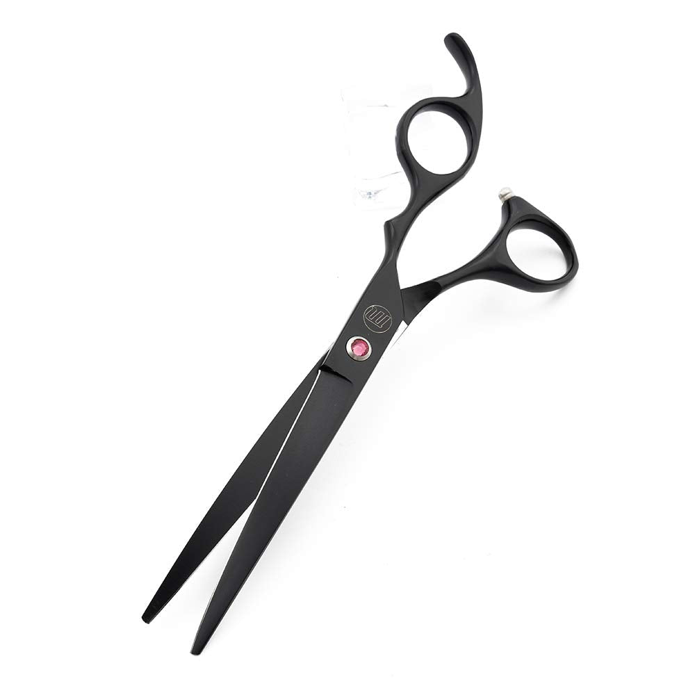 Moontay 7 Dog Grooming Scissors Set - 4-Piece Stainless Steel Shears for Dogs, Cats & Pets, Black