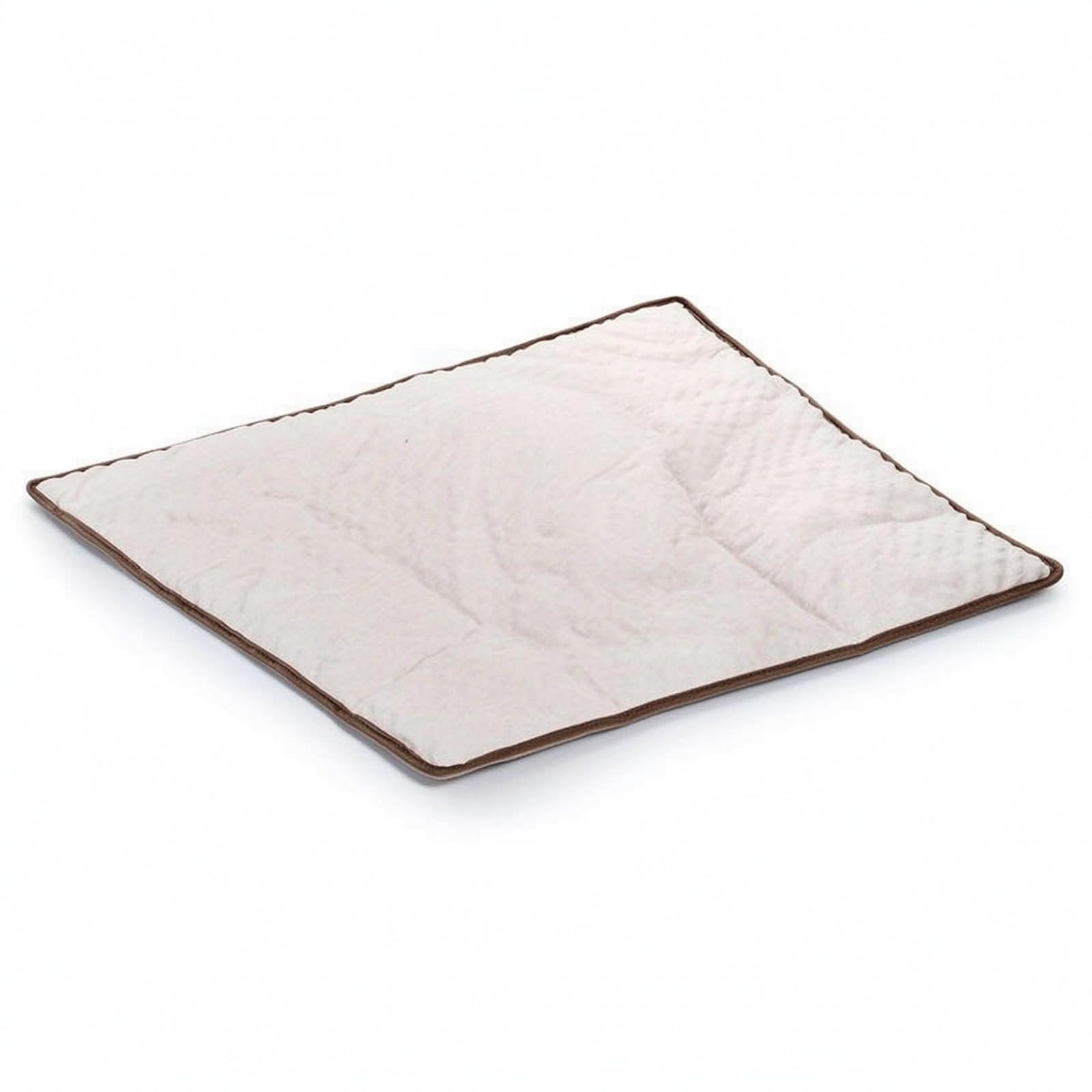 Glass Bead Filled Weighted Dog Blanket Ester Calming Dog Blanket, Beige, L