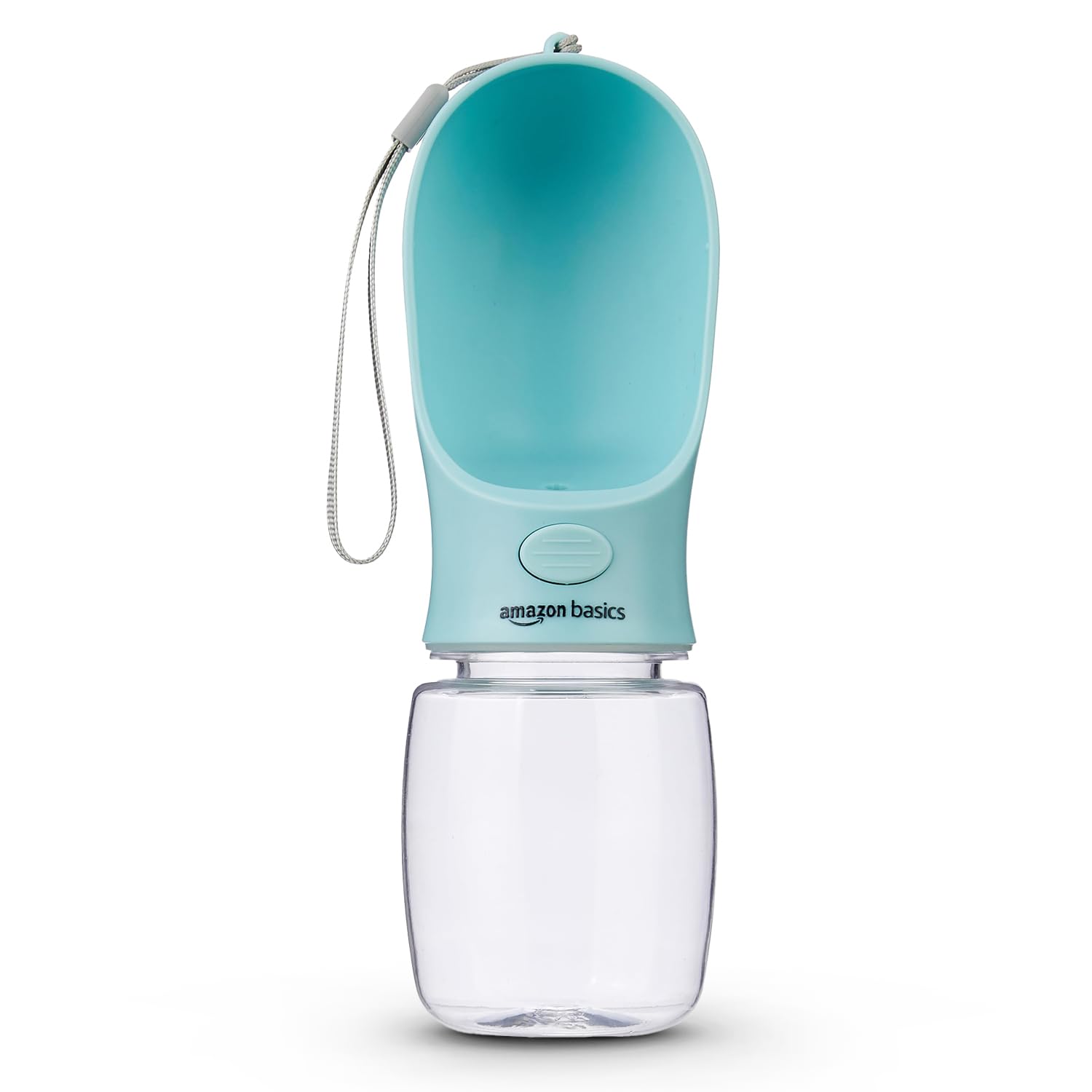 Amazon Basics Pet Bowl Cap Water Bottle | Leak Proof | Lightweight | Water Dispenser For Pets | Ideal For Travel, Hiking, And Wa