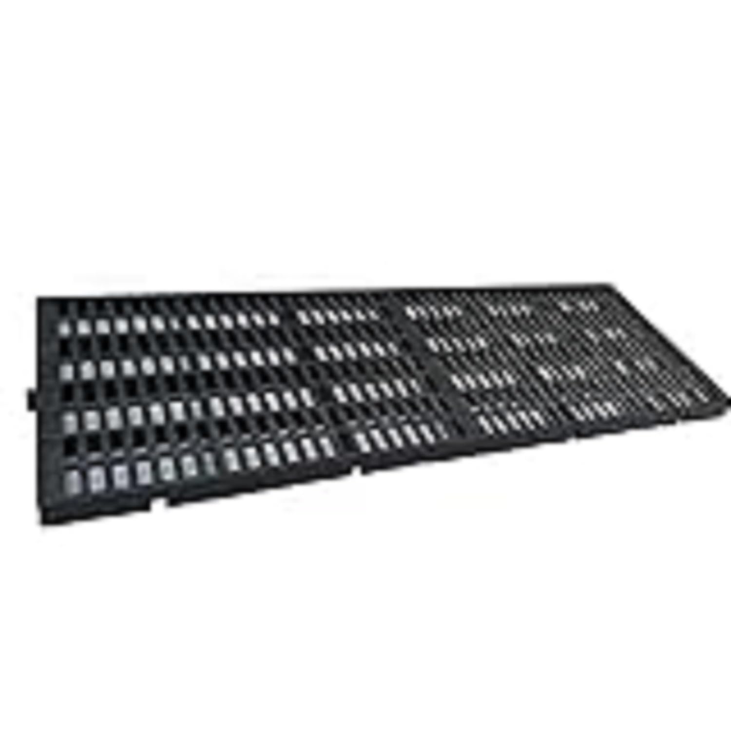 SSM PET MART Pet Plastic 36x12 Inch Dog Flooring Mat | Multipurpose Floor Mat for Dog, Cat, Rabbit, Goat (Black) (Pack of 2)