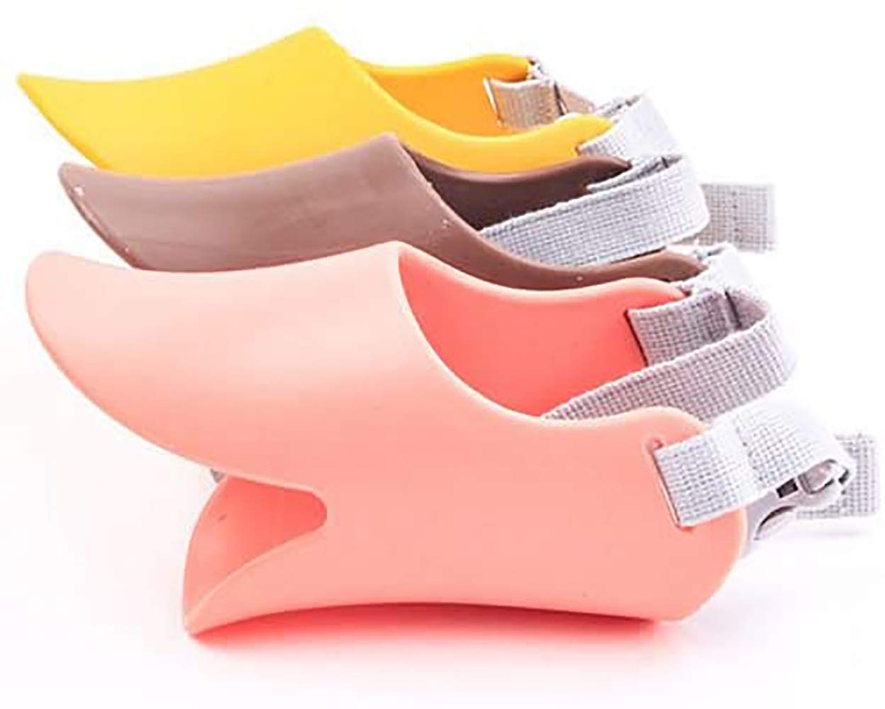 Dog Muzzles Anti Bite Silicone Duck-Bill Duck Mouth Shape Dog Mouth Covers Anti-Called Muzzle for Puppy Dogs