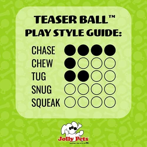 Teaser Ball Size: 6.5'' H X 6'' W X 6.25'' D, Color: Red