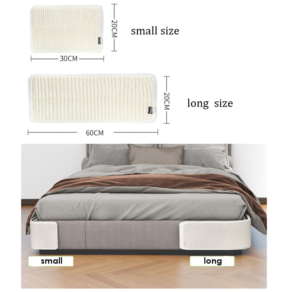 2Pcs Cat Scratcher Mat Sofa Protector Natural Sisal Cat Scratching Mat Cat Scratch Couch Cover Grinding Claws Couch Guard Pad (1