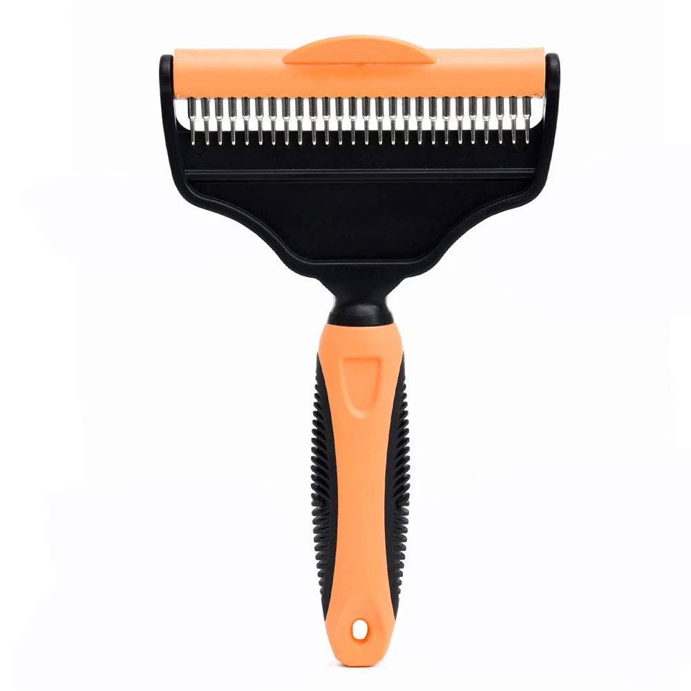 Heads Up For Tails Pet Grooming Brush Effectively Reduces Shedding By To 95% Professional Deshedding Tool For Dog And Cats Oran