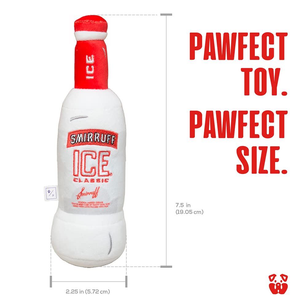 Pawty Dog Toys - Smirruff Plush Squeaker Dog Toy - Funny & Cute, For Small To Medium Dogs - Unique Dog Gift For Birthdays