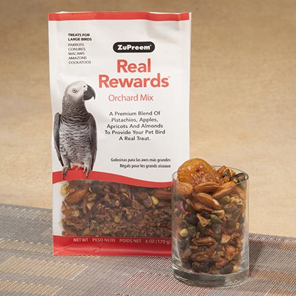 ZuPreem Real Rewards Orchard Mix Large Bird Treats 6 oz
