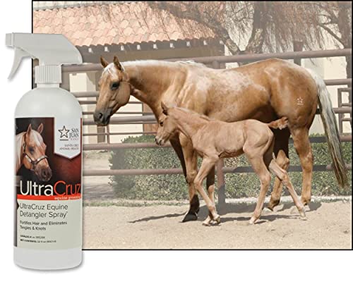 Ultracruz Equine Detangler Spray For Horses, 32 Oz
