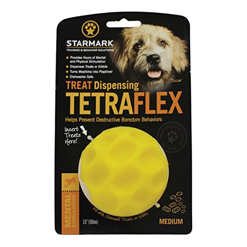 Starmark Treat Dispensing Tetraflex Dog Toy Large