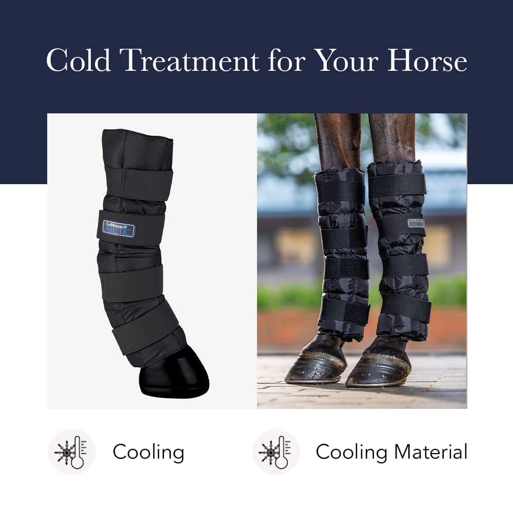 Lemieux Proice Freeze Therapy Horse Boots - Protective Gear And Training Equipment - Equine Boots, Wraps & Accessories - Medium