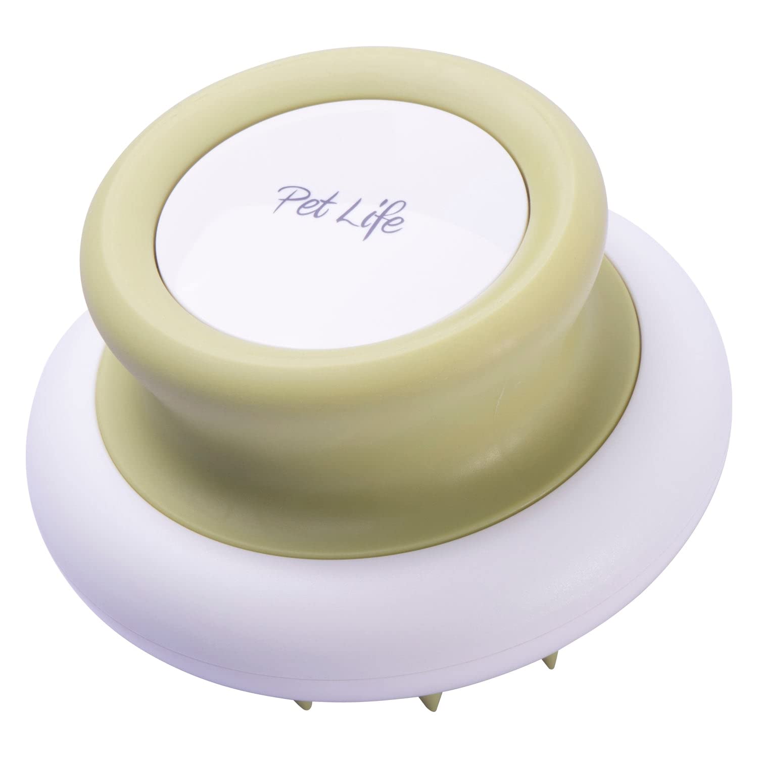 Pet Life A Scwubba Handheld Bathing Brushing And Massaging Soft Flexible Grooming Pet Comb